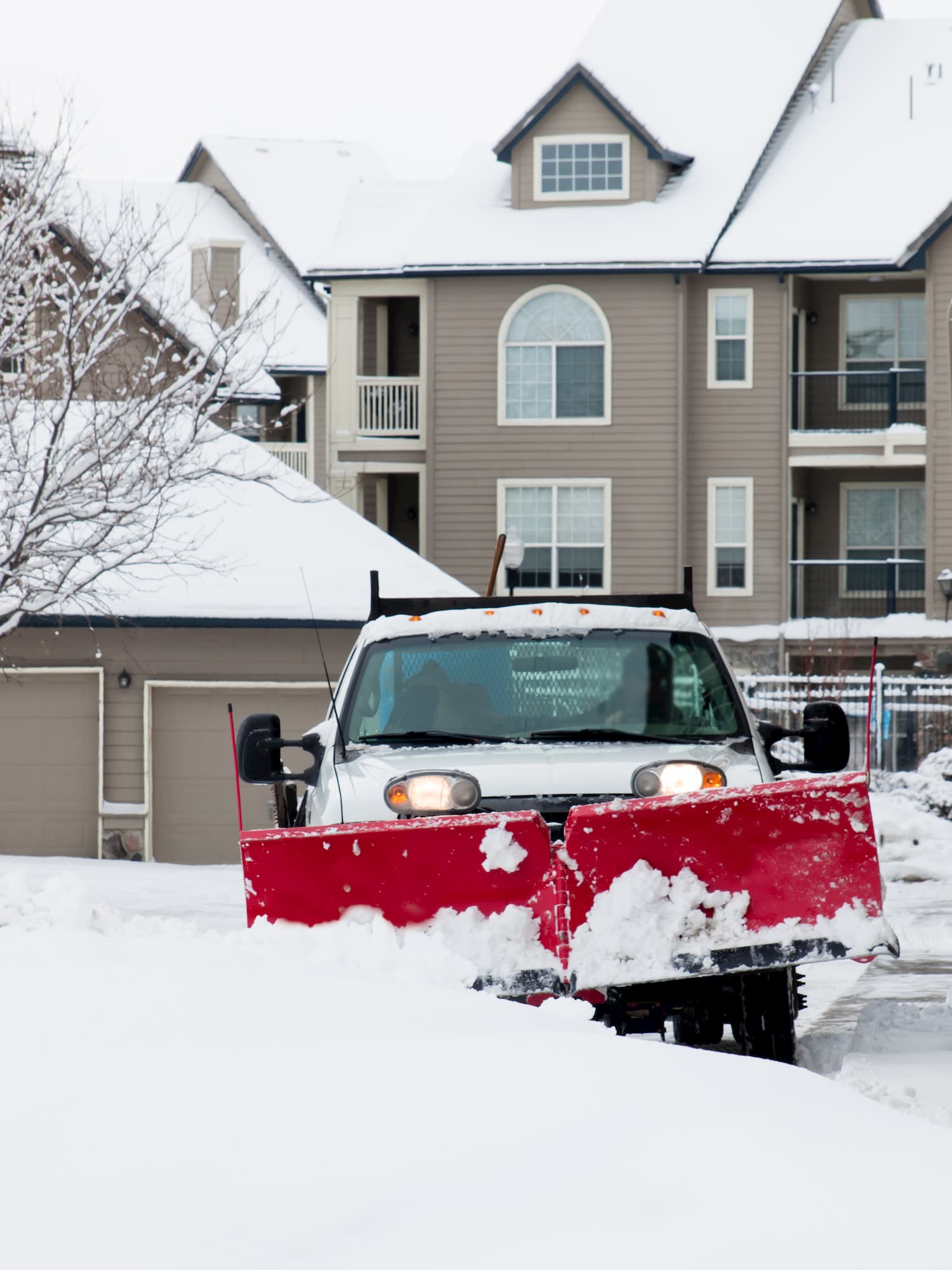 Snow plowing