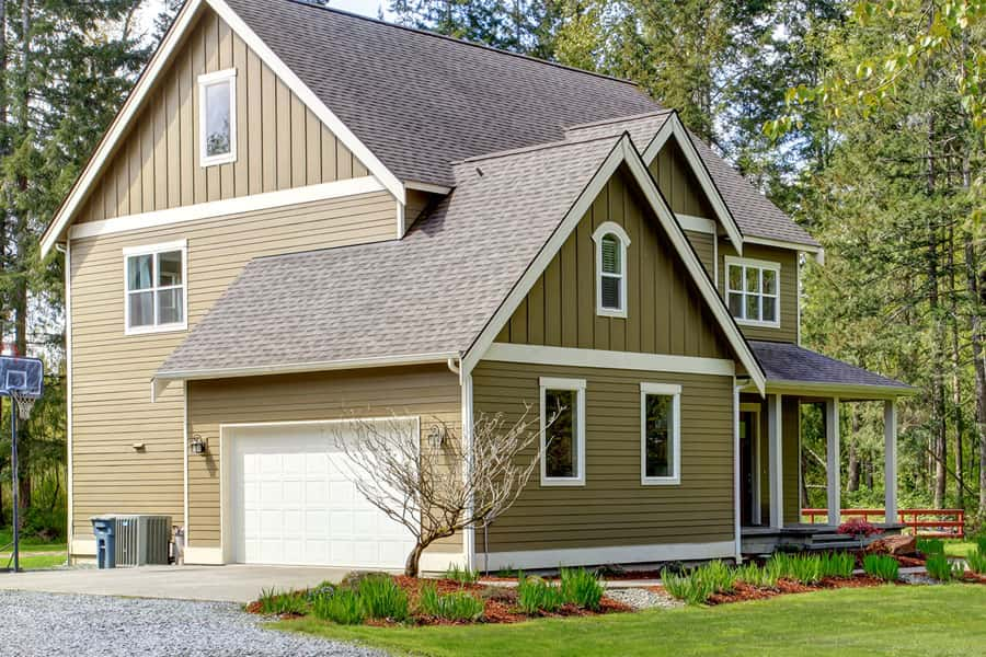 Vinyl siding installation